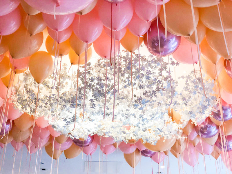 coworth wedding ceiling pink (15)