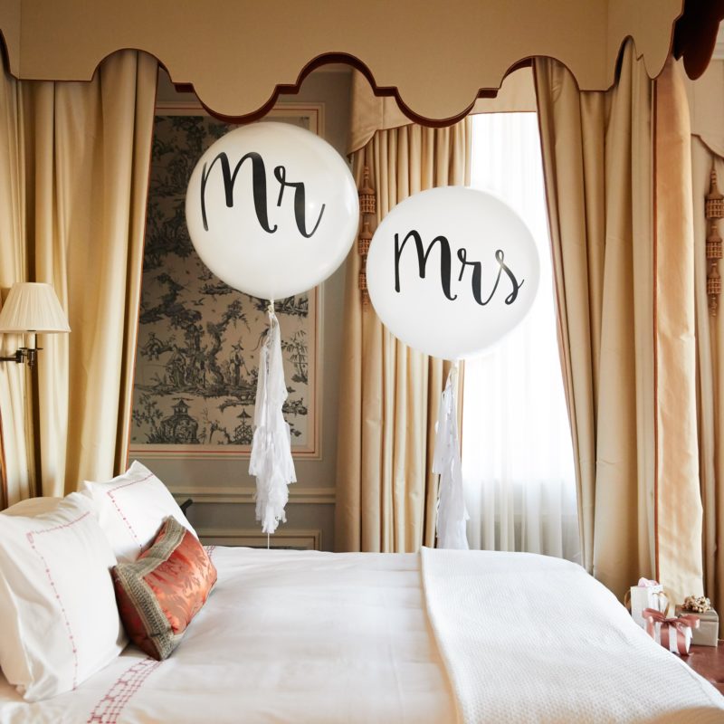 The Dorchester-Weddings-Mr and Mrs balloons-medres - Copy