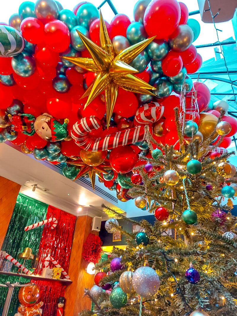 Henrietta Hotel London Christmas Balloons