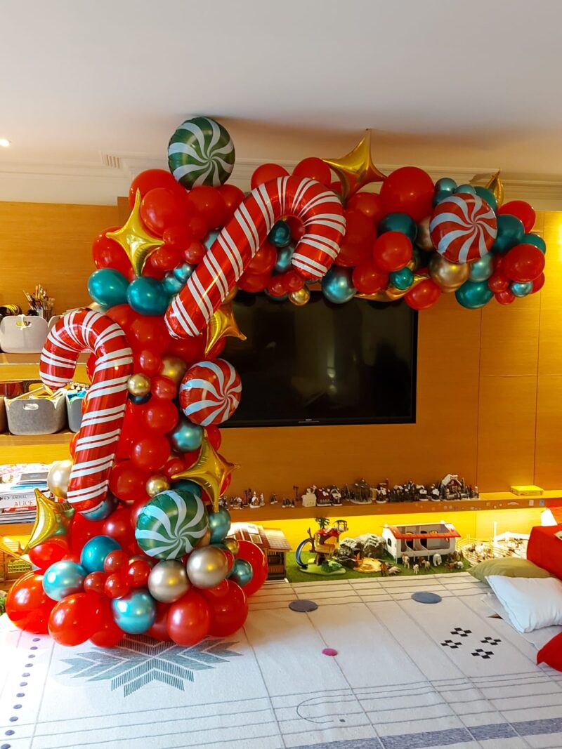 Christmas Balloon Installation