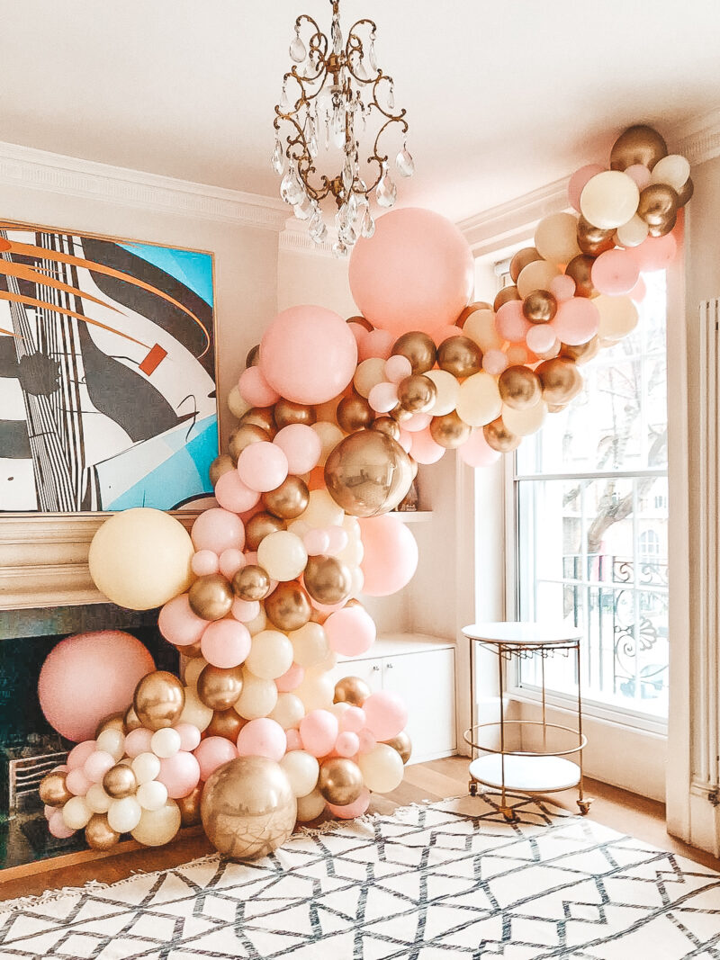 Baby Pink Balloon Arch