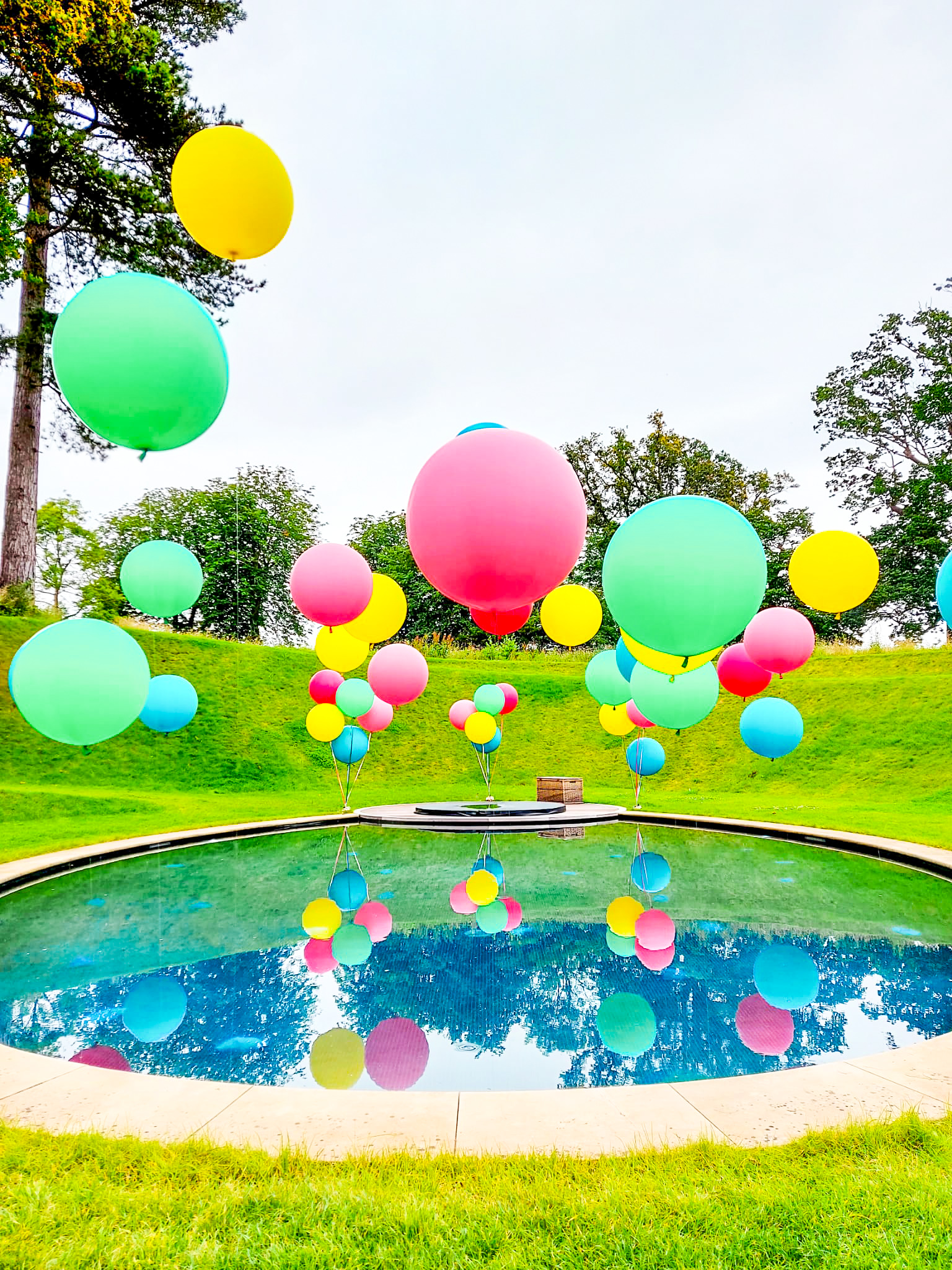 Wilderness Reserve Sibton Estate Wedding Pond Balloons (13)