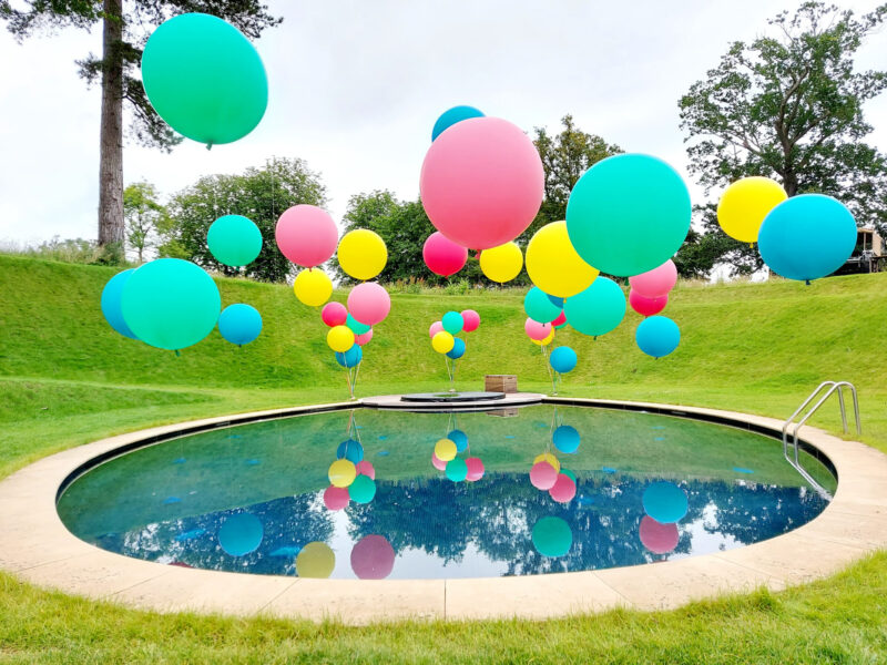 Wilderness Reserve Sibton Estate Wedding Pond Balloons (17)