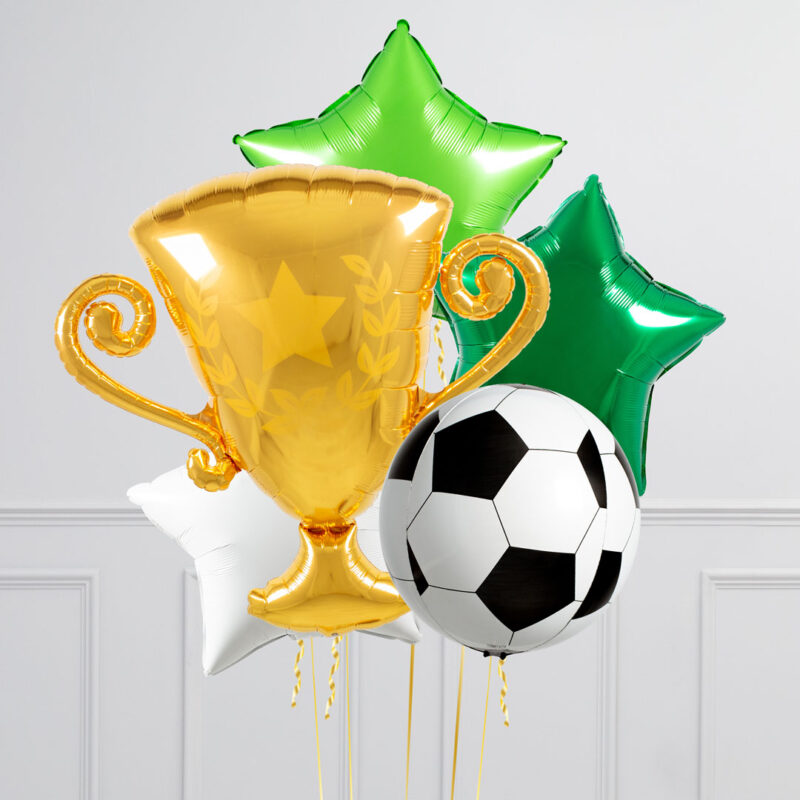 Football Trophy Crazy Balloon Bunch