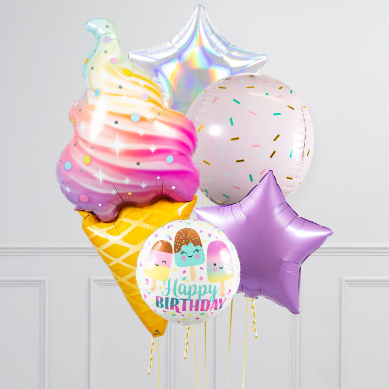 Ice Cream Cone Crazy Balloon Bunch