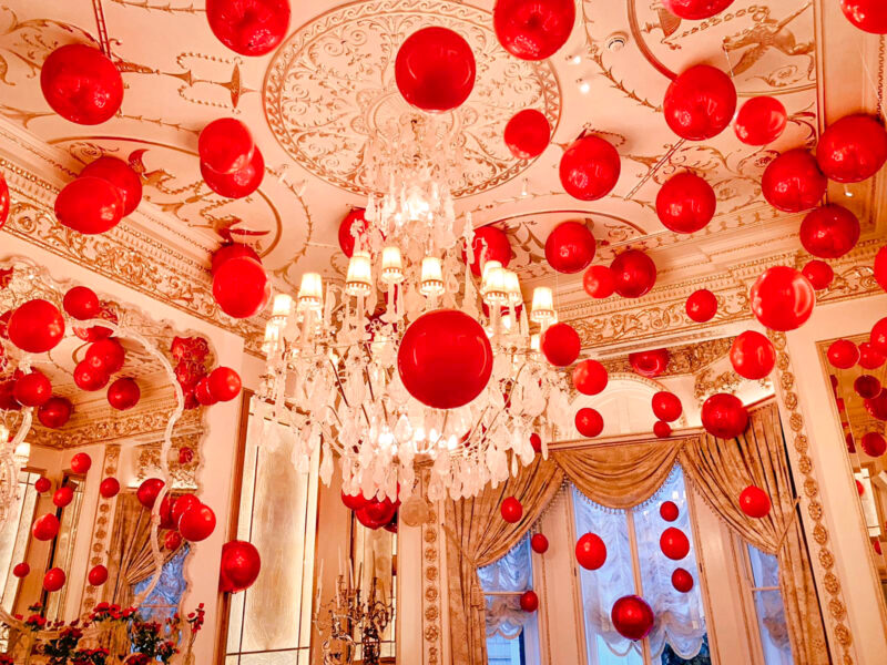 Annabel's Silver Room - Red Orb Install (3)