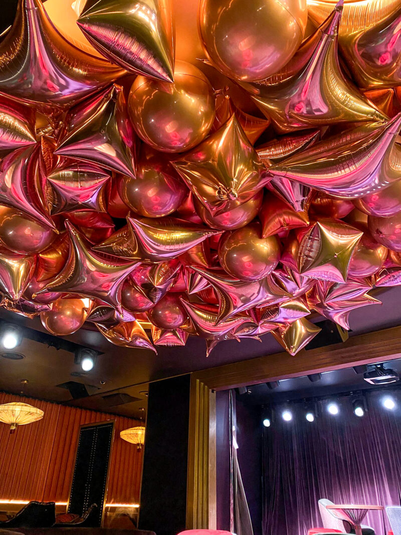 Arts Club - NYE 2021 - Rose Gold Ceiling (2)