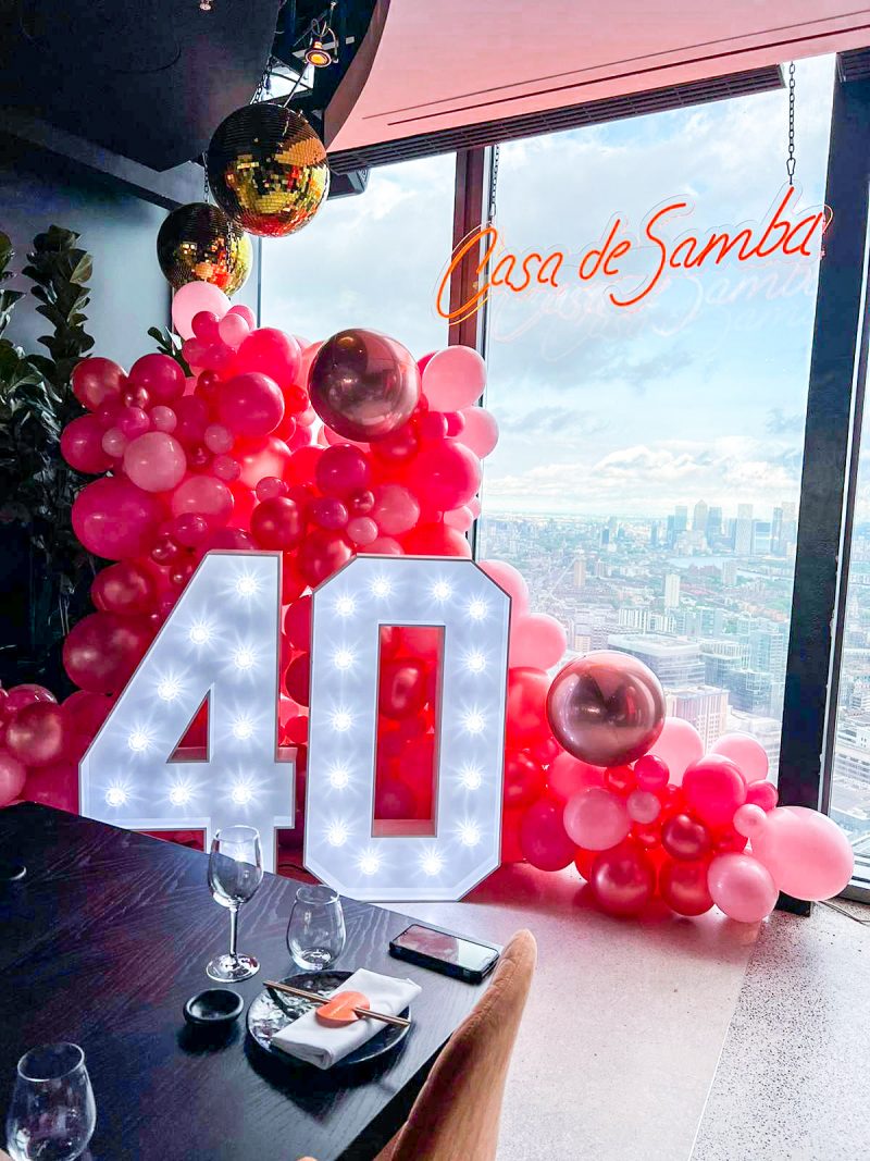 Sushi Samba - 40th Birthday (2)
