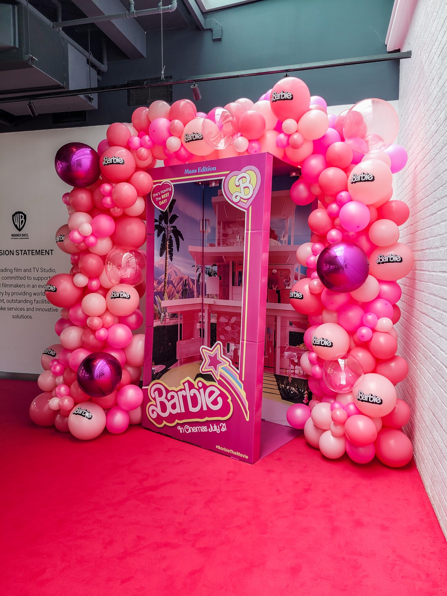 Barbie Box Balloon Garland