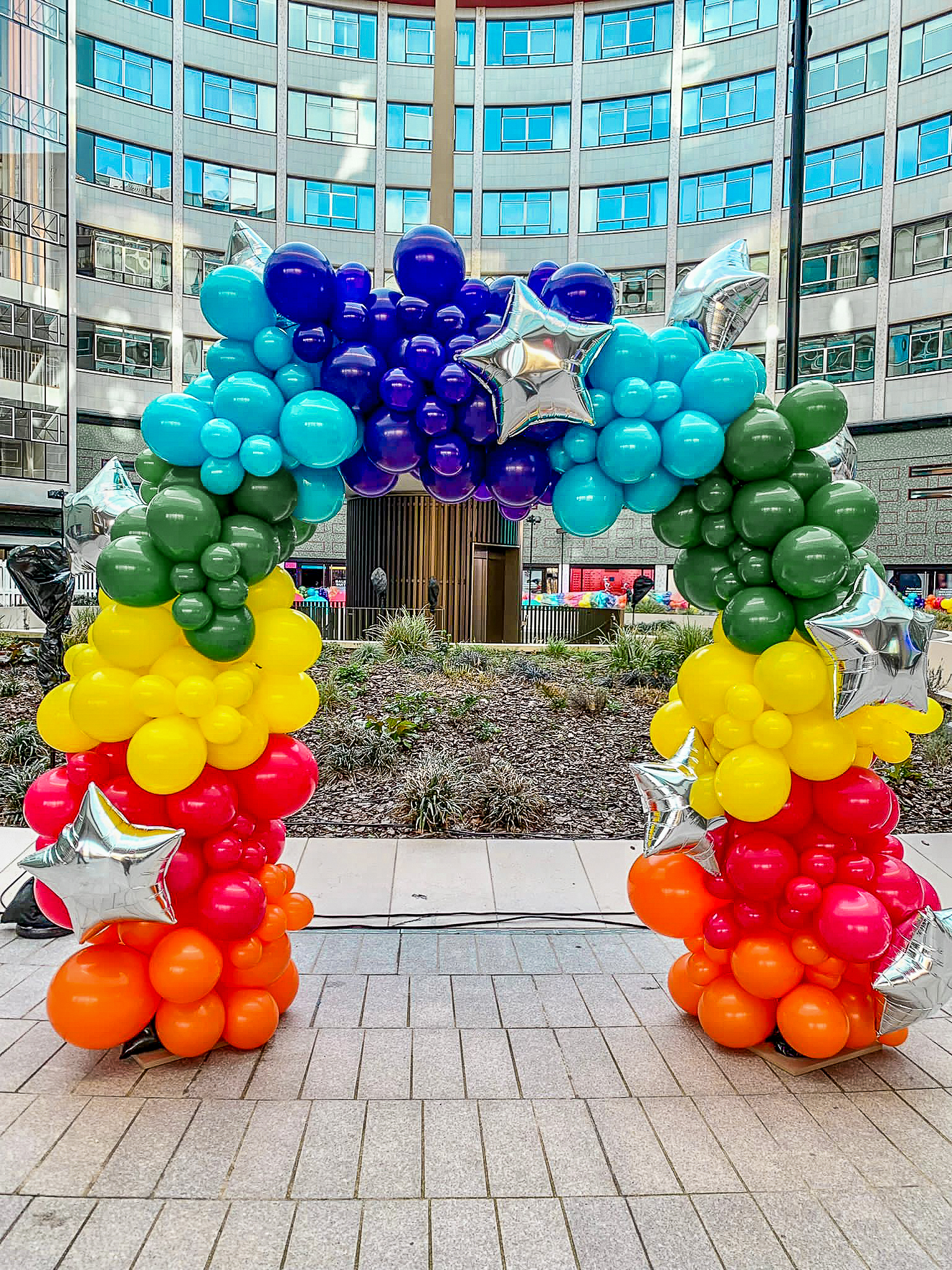 Rainbow Arch Balloon Installations