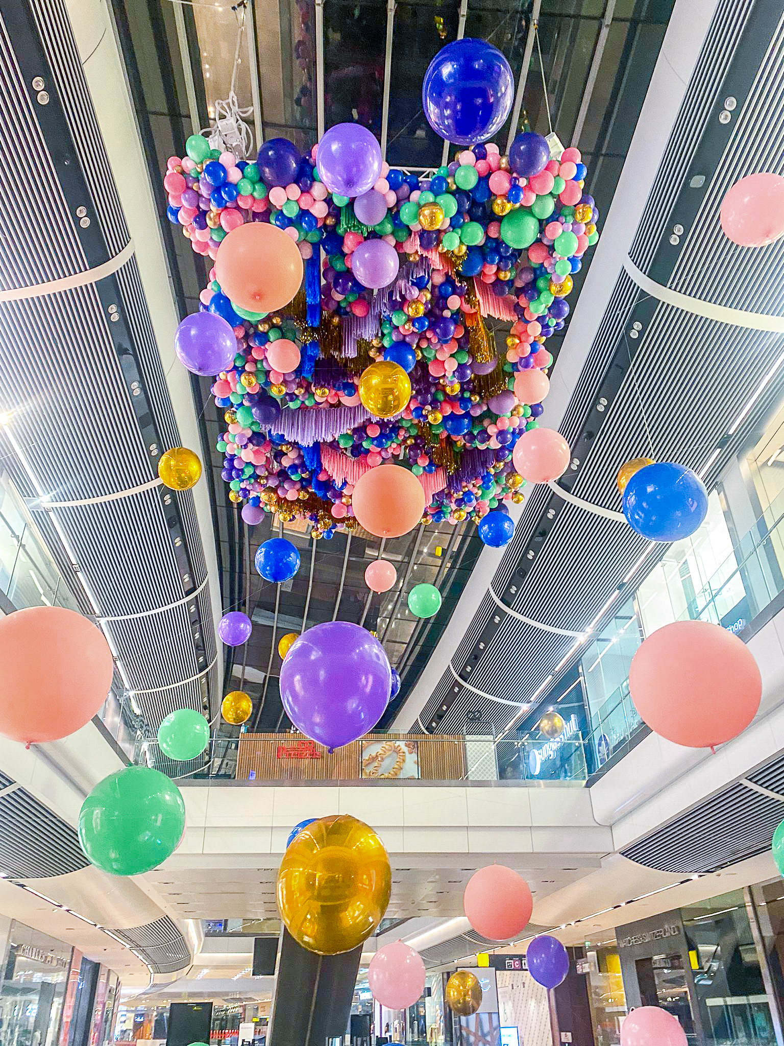 Memorable Balloon displays curated for Westfields