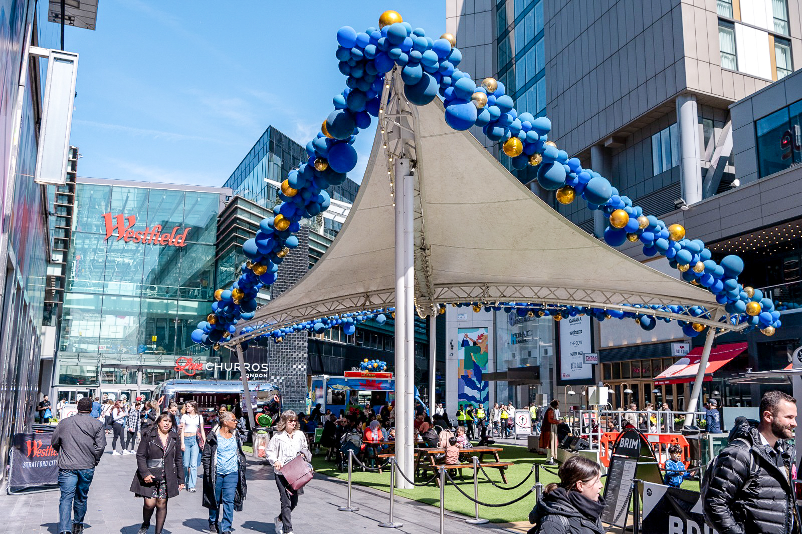 Memorable Balloon displays curated for Westfields