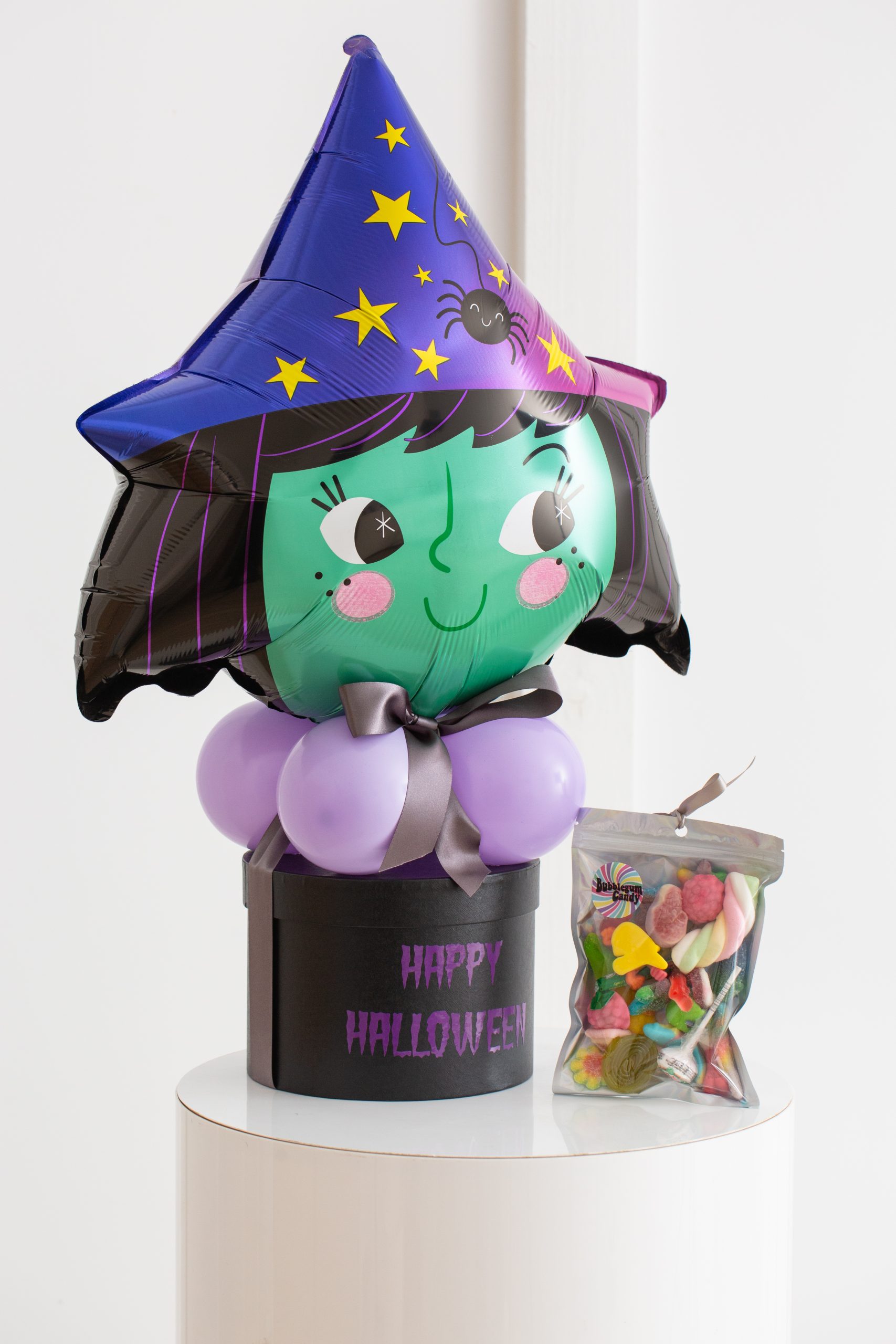 Witch sweet balloon box halloween