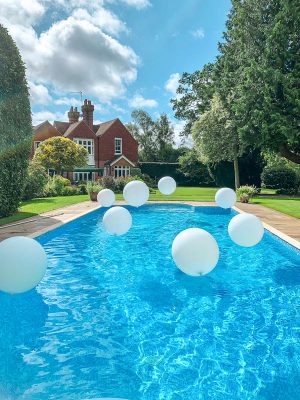 Langley House, Pirbright LED Pool Balloons (1)