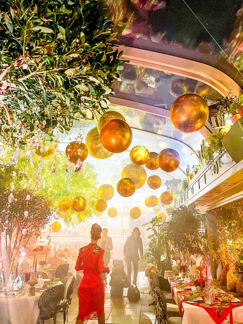 Annabel's - Russian New Year - Garden Room Gold Orbz (9)